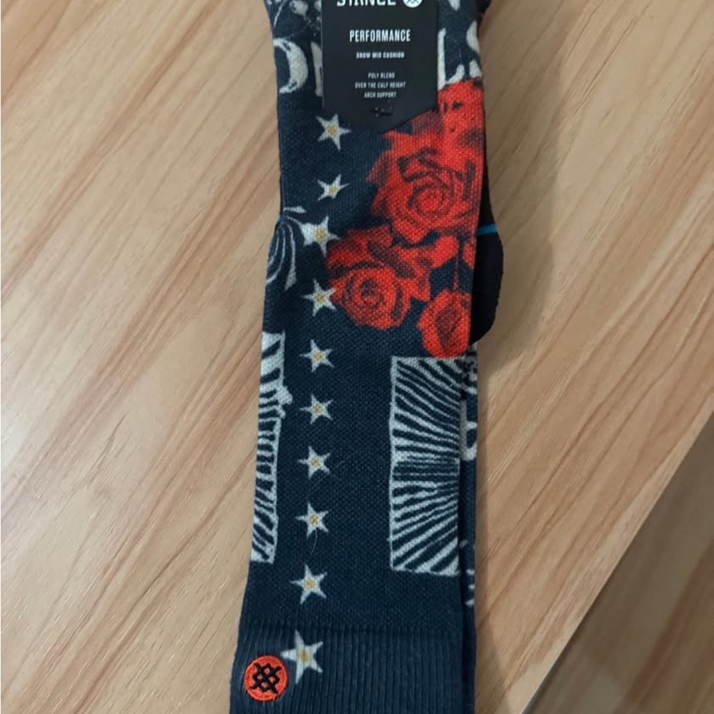 Stance Black and Red Performance Socks